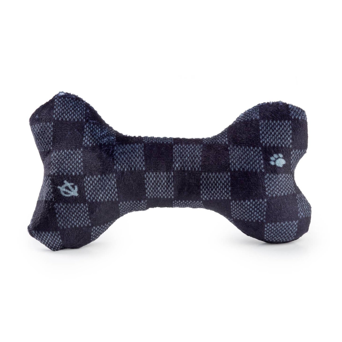 Black Checker Chewy Vuiton Bone