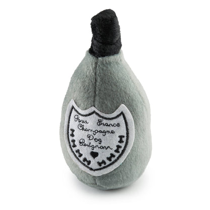 Dog Perignonn Champagne Bottle Plush Toy